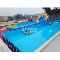 水上乐园设备：支架水池