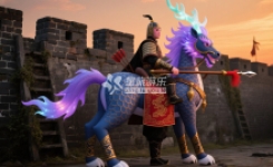 瑞兽气模 海马 凤凰